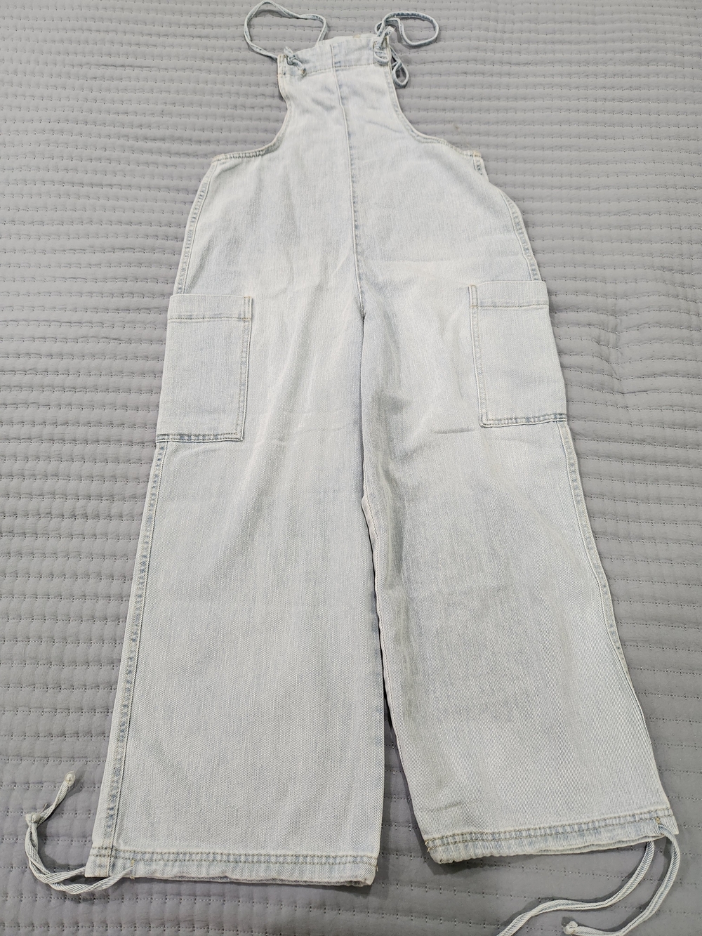 Vanilla Star Light Blue Denim Overalls Jumpsuit